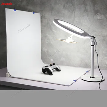 

Three-color temperature ring light dimmable fill light Live shooting photo self-timer anchor network red light CD50 T03