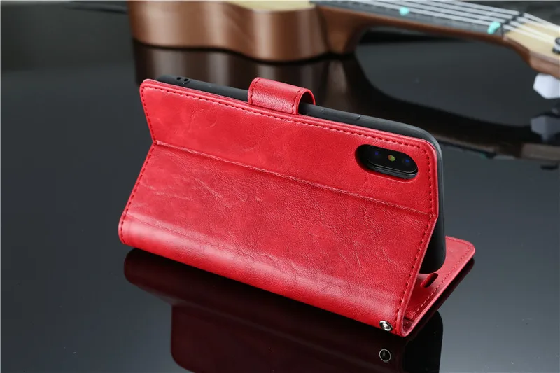 Кожаный чехол-бумажник Tikitaka для iPhone 8, 8 Plus, X, XS, Max, 6, 6 S, Твердый чехол с откидной крышкой для iPhone 7, 7 Plus, XR, XS, 6 Plus