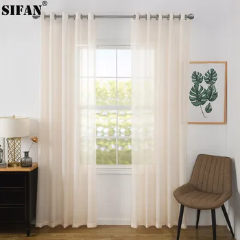 

Small snow Sheer tulle curtains for living room Kitchen window modern curtain for bedroom Blinds Drapes Treatment Panel