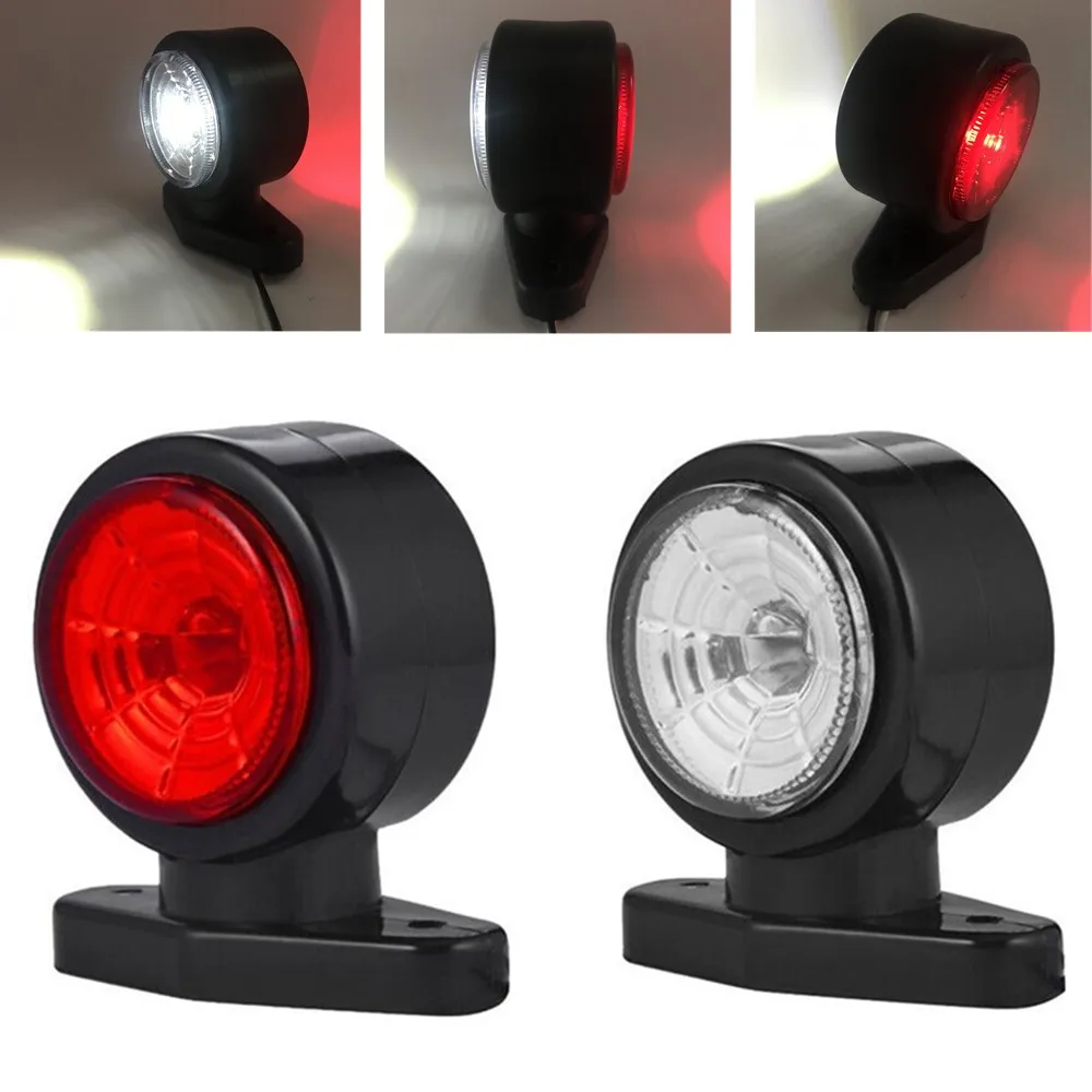 peças luz de led para marca de posição de carro lâmpadas de luz lateral vermelho branco amarelo para suv caminhão lorry rv ônibus barco