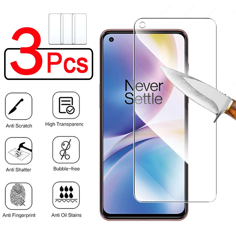 Закаленное защитное стекло HD для OnePlus Nord 2 CE N10 N100 3 шт. Защита экрана One Plus 1 + nord2 n 10 100