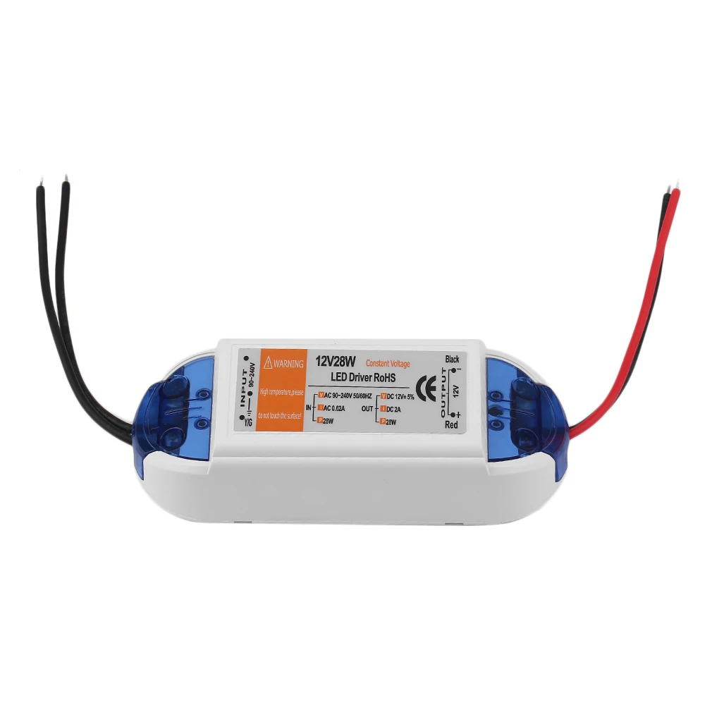 

18W/28W/48W/72W/100W Power Supply DC 12v LED Driver Adapter Transformer Switch Output 100V-240V For LED Strip