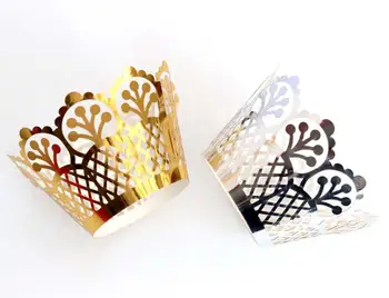 

50/100pcs Hollow Cupcake Wrapper Liner Baking Cutting Paper Cake Cup DIY Fondant Baking Cupcake Tools Kitchen Accessories Party