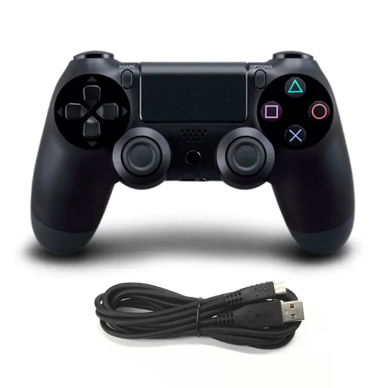 USB проводной контроллер для PS4 Геймпад Play Station 4 Игровые колодки консоль джойстик - Цвет: Черный