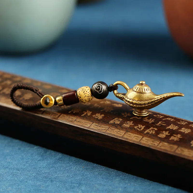 brass Aladdin Magic Lamp pendant (2)