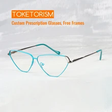 

Toketorism Vintage Eyeglasses Frames Women Men's Spectacle Frame Quality Blue Light Protection Computer Glasses 3203