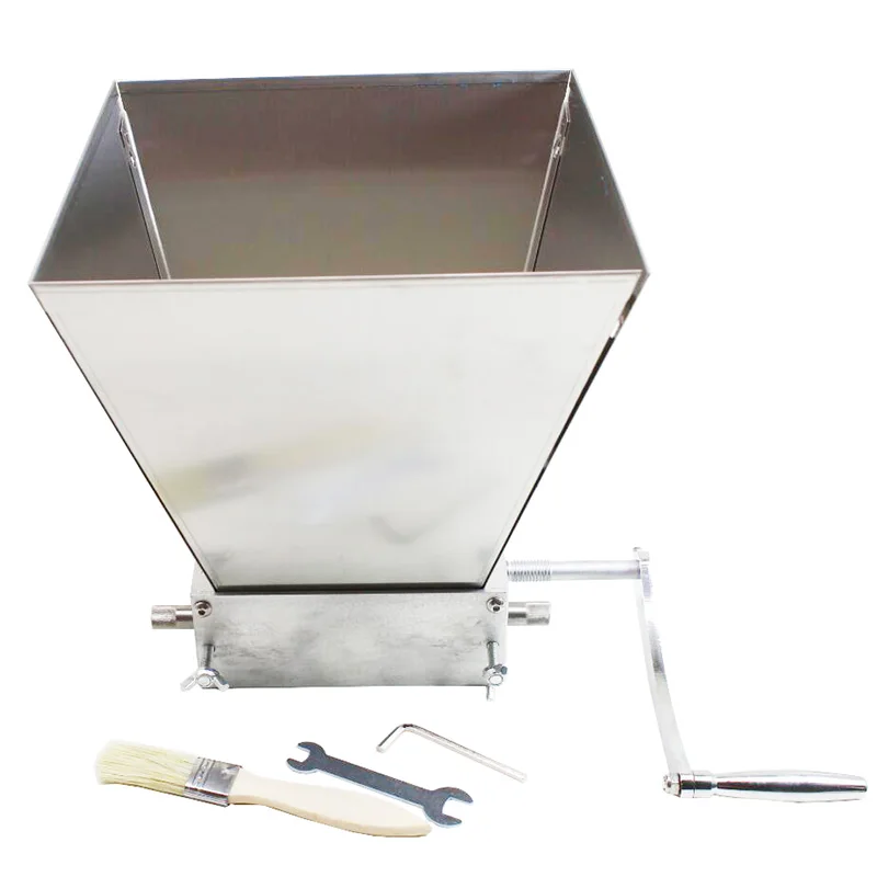 

Newest Stainless 2-roller Barley Malt Mill Grain Grinder Crusher For Homebrew Wholesale & Dropshipping