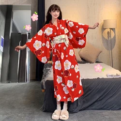 Skirt Spring and Autumn Japanese Style Japanese Style Small Kimono Early Autumn Dress Autumn Clothes Two-Piece Set
