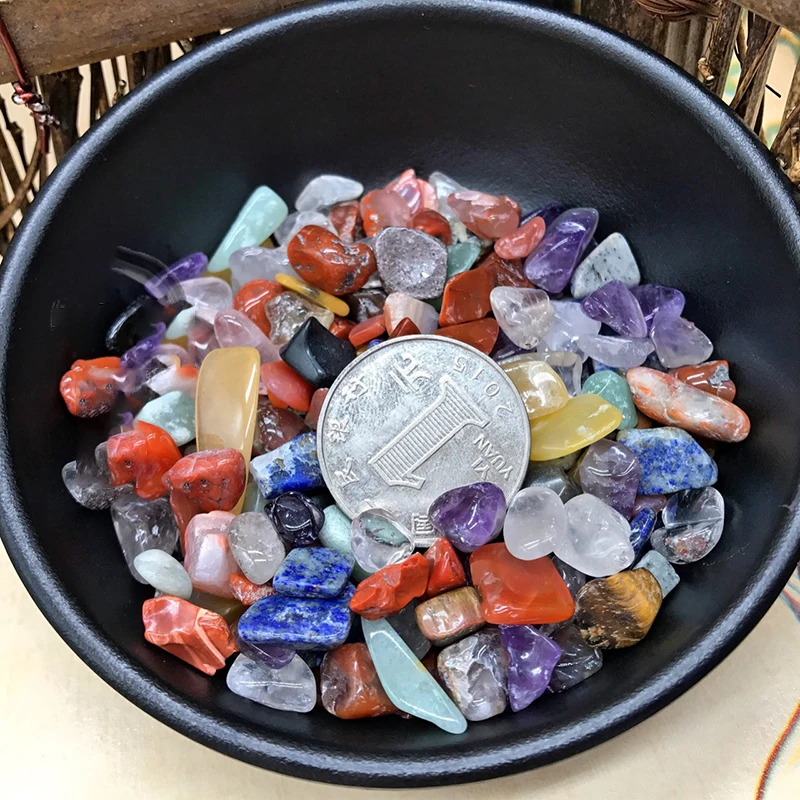 

Stone Colorful Random Crystal 100g/1Bag Decor Natural Fish Tank Stone Gravel Collectibles Healing Reiki Point Home Garden Rock