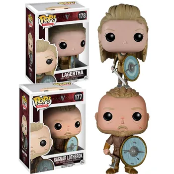 

FUNKO POP Original Vikings LAGERTHA 178 Collection Model Toys RAGNAR LOTHBROK Vinyl Action Figure Kids Boy Toys