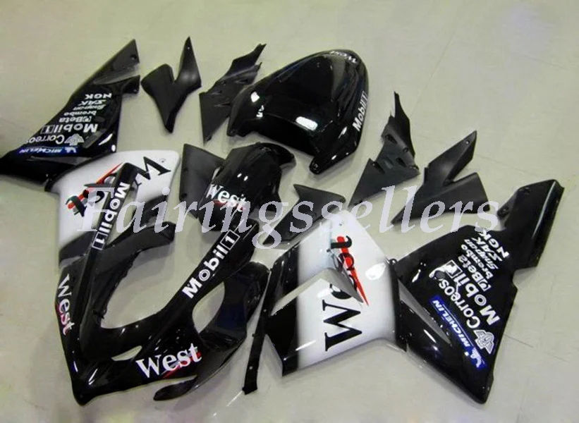 

Injection Mold Motorcycle New ABS Fairings kit Fit For kawasaki Ninja ZX-10R ZX10R 2004 2005 10R 04 05 Custom Black White