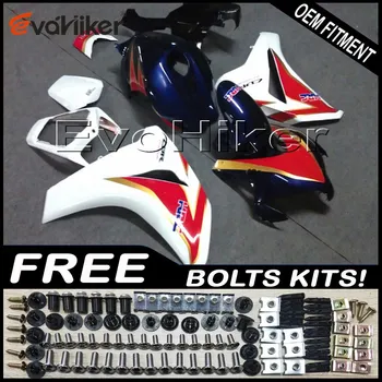 

Custom fairing motorcycle bodywork kit for CBR1000RR 2008-2011 ABS motorcycle panels Injection mold red white+Gifts