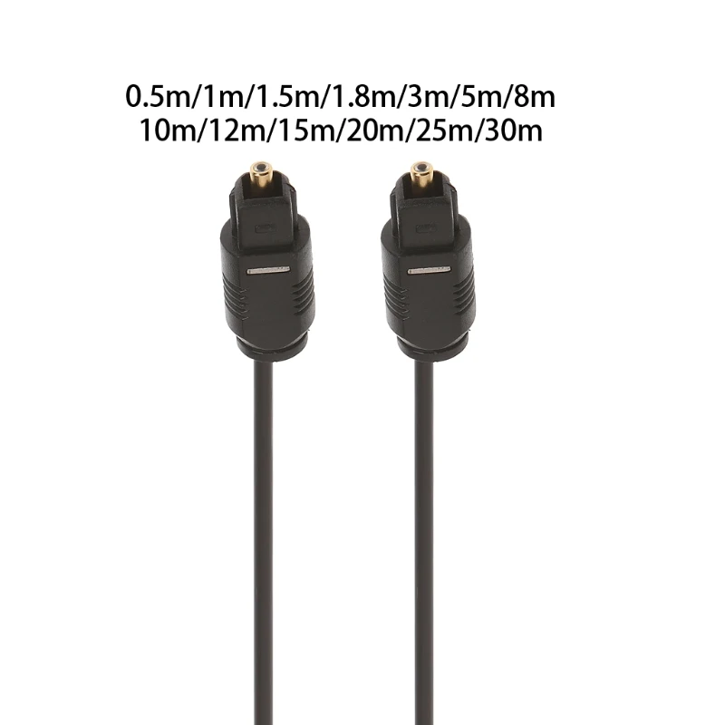 

Digital Optical Audio Cable For Toslink SPDIF DVD CD 0.5m 1m 1.5m 1.8m 3m 5m 8m 10m 12m 15m 20m 25m 30m 634A