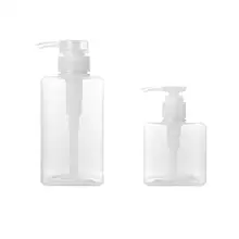 2 шт пустые пластмассовые бутылки с помпой, портативный дозатор, многоразовая бутылка для мытья лица, мытья тела, мыло для рук, распылитель