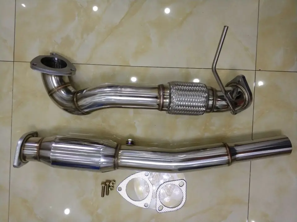 3 ''высокая труба потока для S3 8L &amp TT 8N Downpipe Seat Leon 1 8 T downpipe с 200 ячейками |