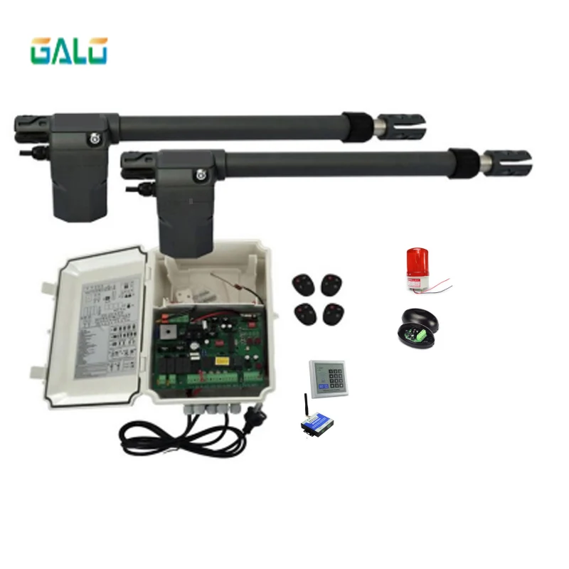 GALO сверхмощный червячный механизм автоматический Открыватель ворот 400 кг на лист(фотоэлементы, лампа, кнопка, клавиатура, gms operator опционально