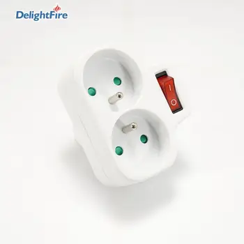

16A France Type Plug Adapter With Switch EU Power Strip Socket Electronic Socket Home Surge Protector EU Extension Socket CE