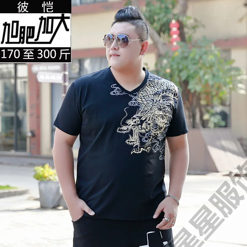 10XL 8XL 6XL новая весенняя Мужская футболка с v-образным вырезом и цифровой печатью, футболка с коротким рукавом для мужчин, повседневные мужские топы, футболки, брендовая одежда
