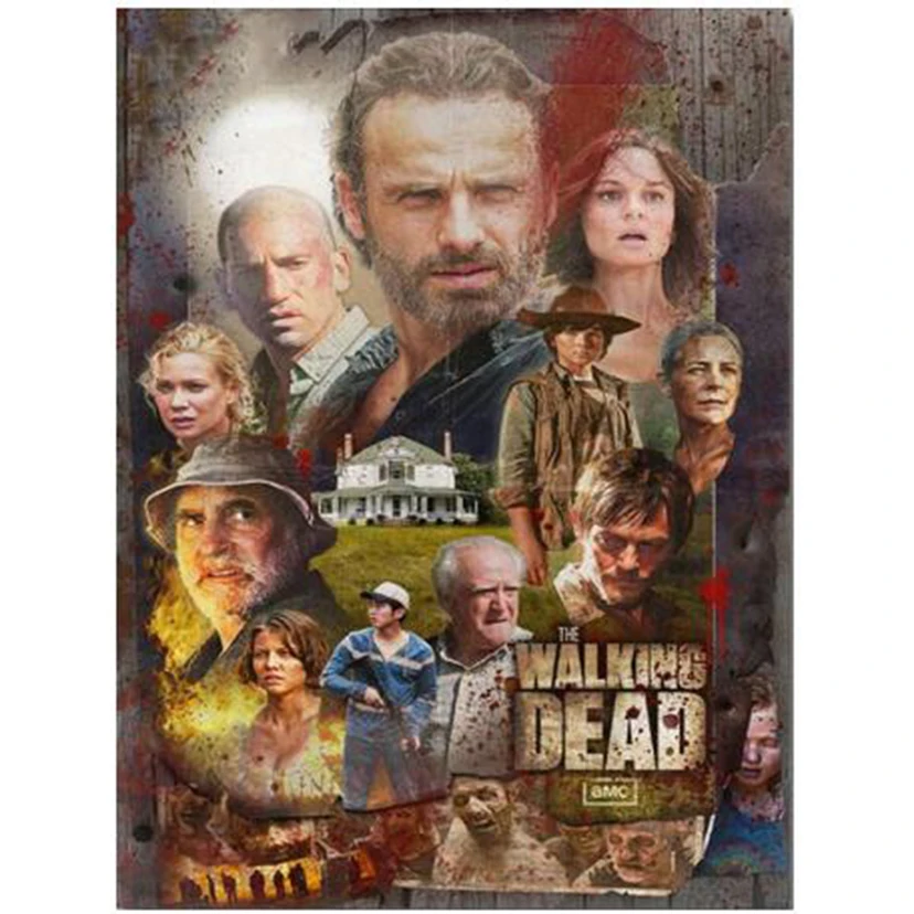 DIY 5D полная квадратная/круглая Алмазная вышивка The Walking Dead алмазная живопись