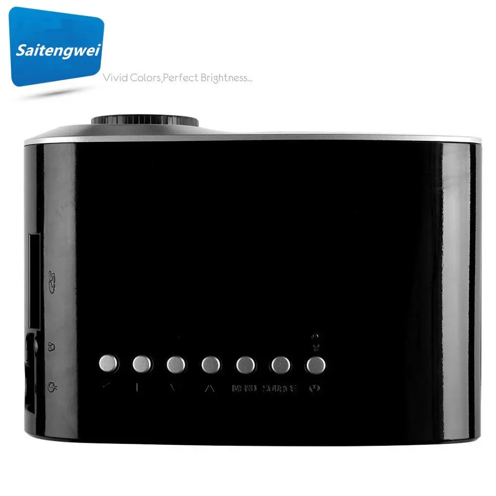 Светодиодный проектор 480x320 Пиксели HDMI Мини проектор с usb-разъемом домашний медиа плеер