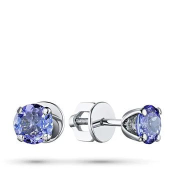 

Pusety white gold tanzanite e0908ps11102400