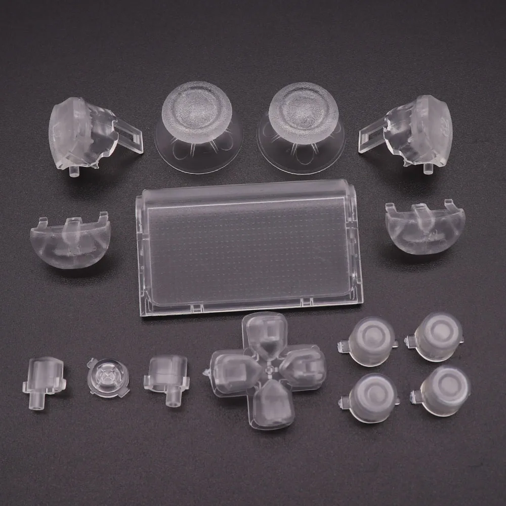 Full Set Joysticks D-pad R1 L1 R2 L2 Direction Key AB XY Buttons For PS4 Pro JDS 040 050 055 JDM 040 050 055 Controllers - 4