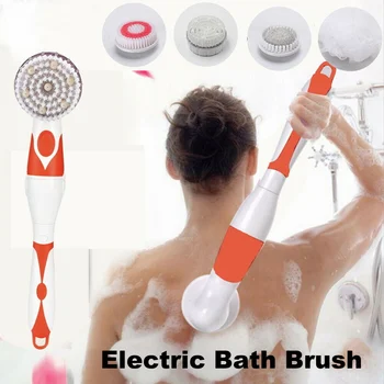 

Electric Spin Massage Shower Brush Bath SPA Cleaning Waterproof Back Scrubber HUG-Deals