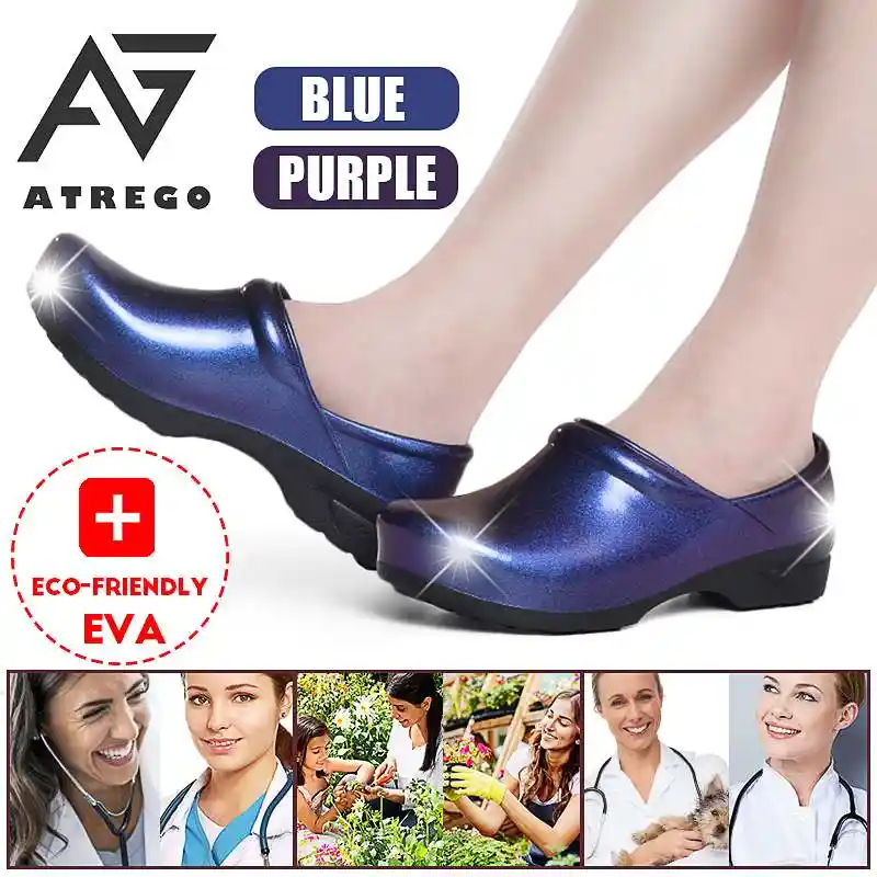 sapato de trabalho feminino antiderrapante