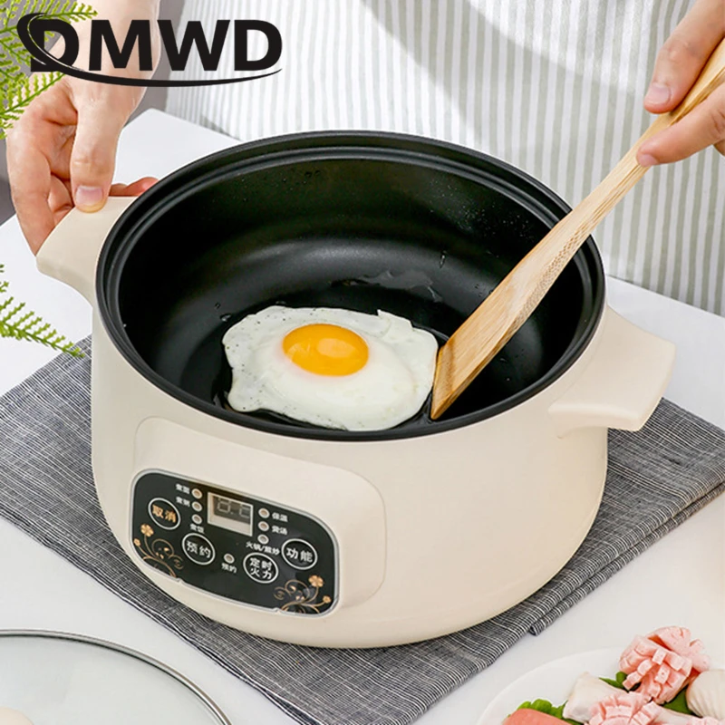 DMWD 3L 110V 220V Non-stick rice cooker Multifunctional hotpot steamer insulation fast heating electric multiccoker 2 layer rice cooker electric cooker electric cooking pot