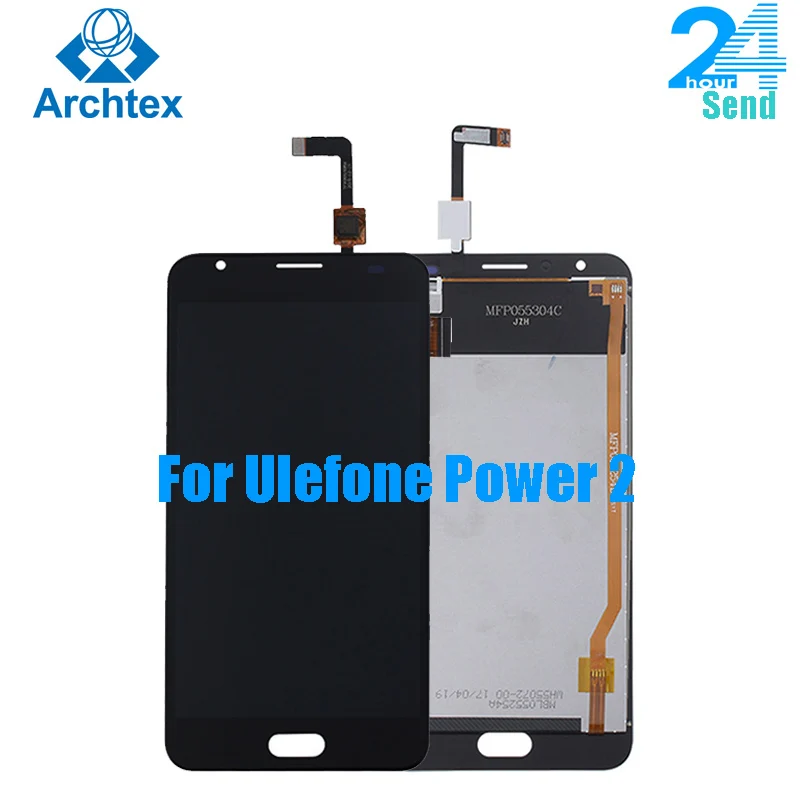 Goede Voor 100% Originele Ulefone Power 2 Lcd scherm + Tp Touch Screen Digitizer Vergadering + Gereedschap 5.5 \