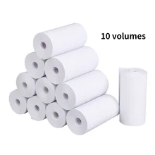 

10 Rolls Receipt Thermal Paper 57x30 mm Printing Label Roll for Mobile POS Photo Printer Cash Register Paper Office Stationery