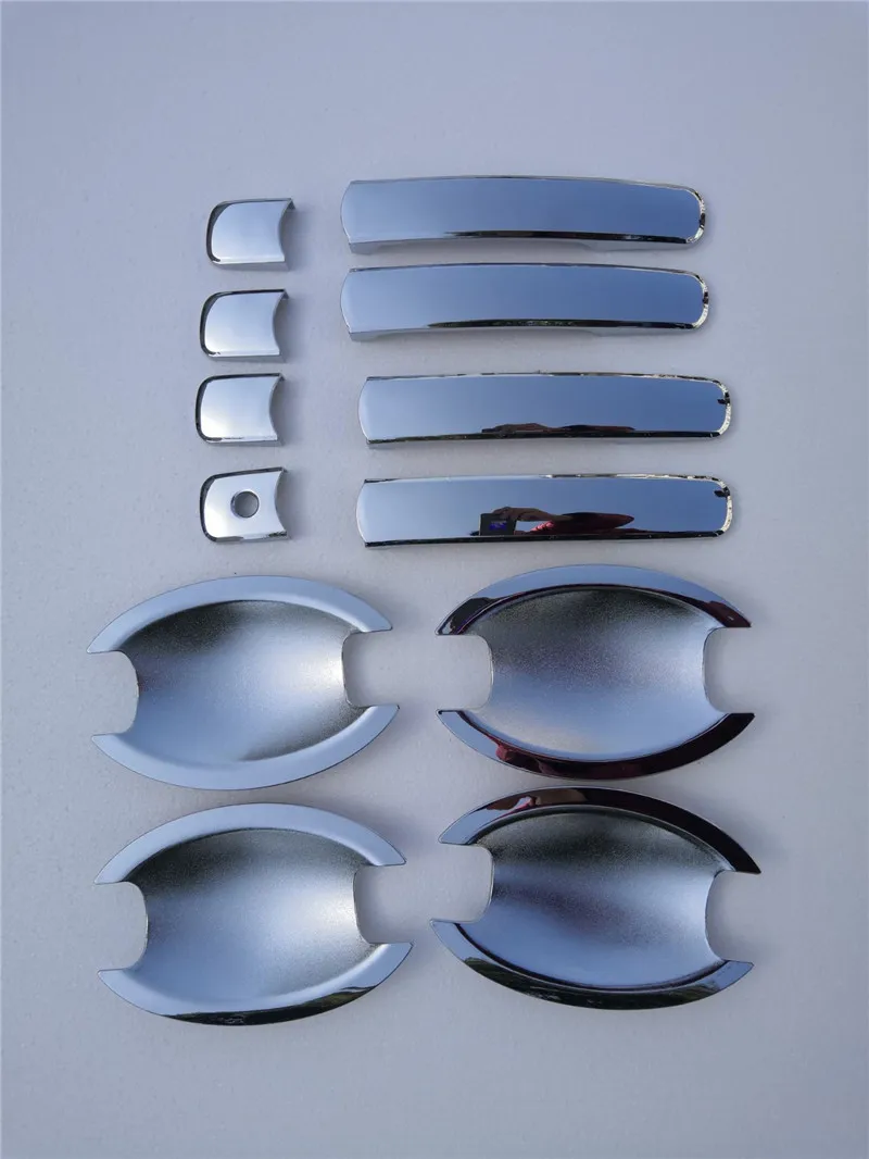 Comprar ABS cromo cubierta de la manija de la puerta del coche ajuste tazón de la puerta apto para Nissan x trail X Trail T31 2008 2013 estilo del coche