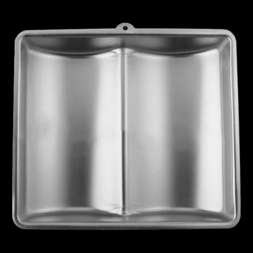 HOT-Mould Fondant Cakes Patisserie Open Book in Pate Kitchen Decoration Design silver