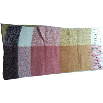 

Double-Sided Versatile Soft Temperament Thick Scarf Imitation Cashmere Versatile Warm Thick Tassel Color Matching Scarf