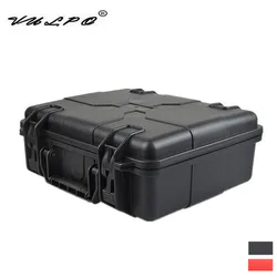 VULPO-funda de almacenamiento de pistola dura táctica, funda de pistola acolchada ABS Airsoft, cajas de transporte para caza Airsoft