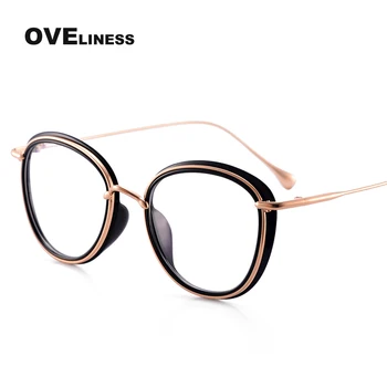 

2020 Retro female eye Glasses Frame for Women Optical Transparent Computer Myopia Prescription glasses Korean eyeglasses eyewear