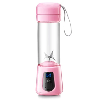 

Portable Blender, USB Rechargeable Single-Cup Personal Blender, Smoothie and Smoothie Juicer Fruit Blender (6 Blades), 15 Oz Mul