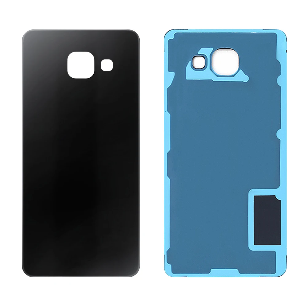 Крышка батареи для samsung A510 A5 A310 A710 A910 задняя дверь корпус стеклянная крышка с клейким корпусом чехол Замена