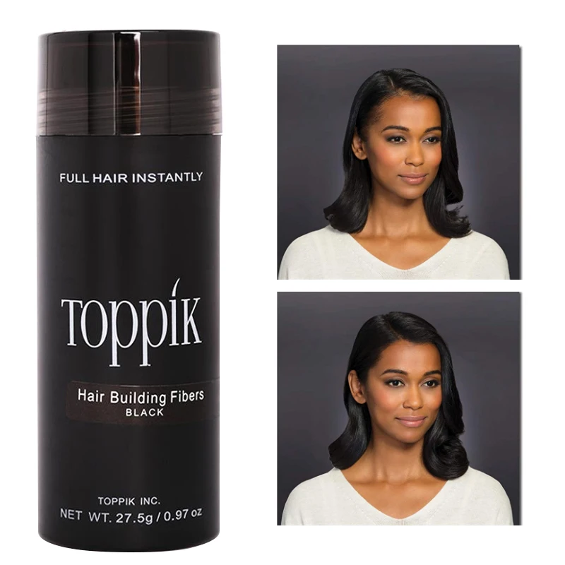 

27.5g Toppik Hair Fibers Keratin Thickening Spray Hair Building Fibers Loss Products 9 Color Instant Wig Regrowth Powders
