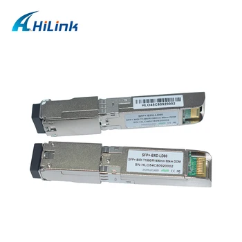

Free shipping! RoHS Compliant 10Gb/s SFP+ 1490/1550nm bidi sfp 80Km Bi-Directional Transceiver module