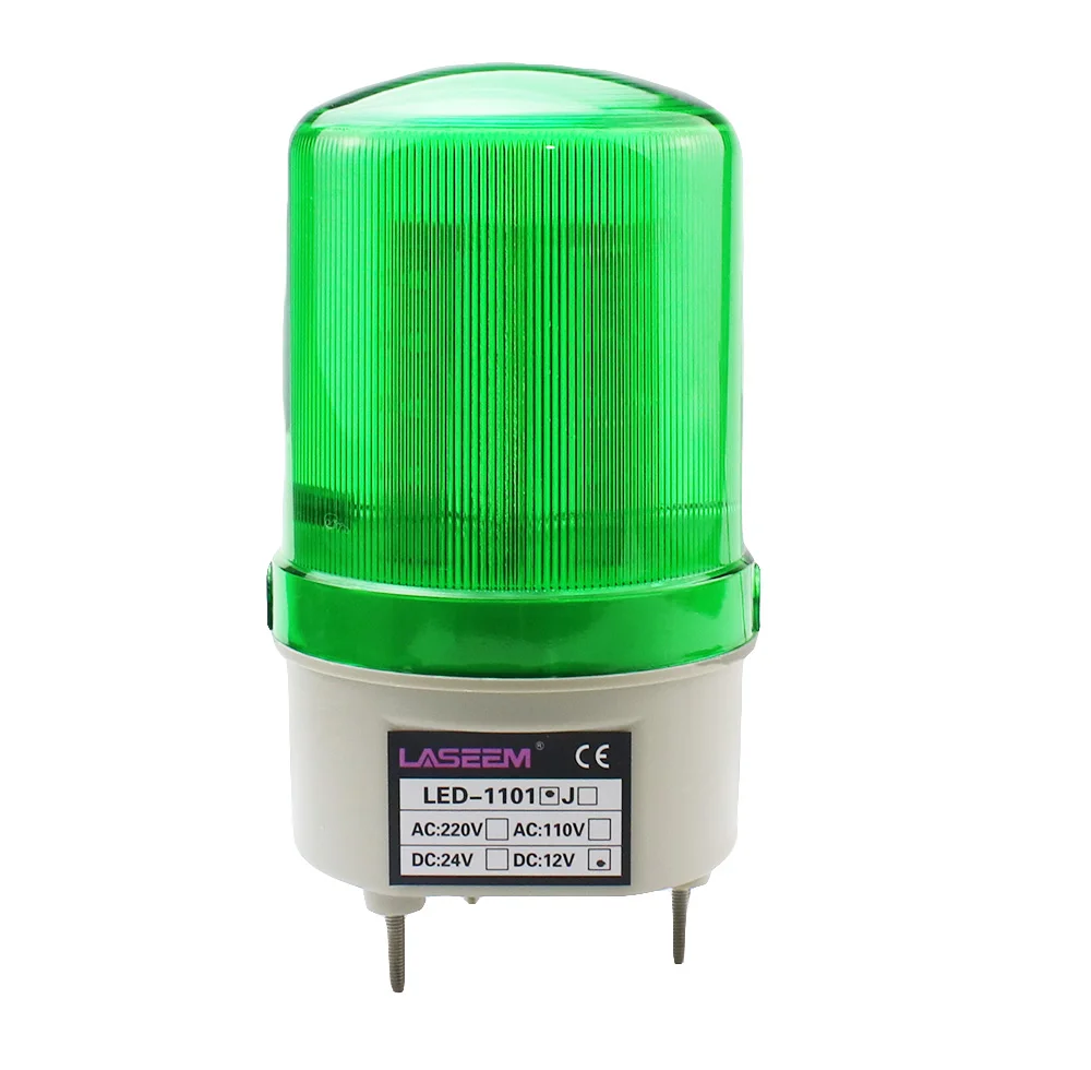 LED-1101J Rotary warning light sound light alarm led explosion warning light alarm flashing light 12V 24V 110V 220V