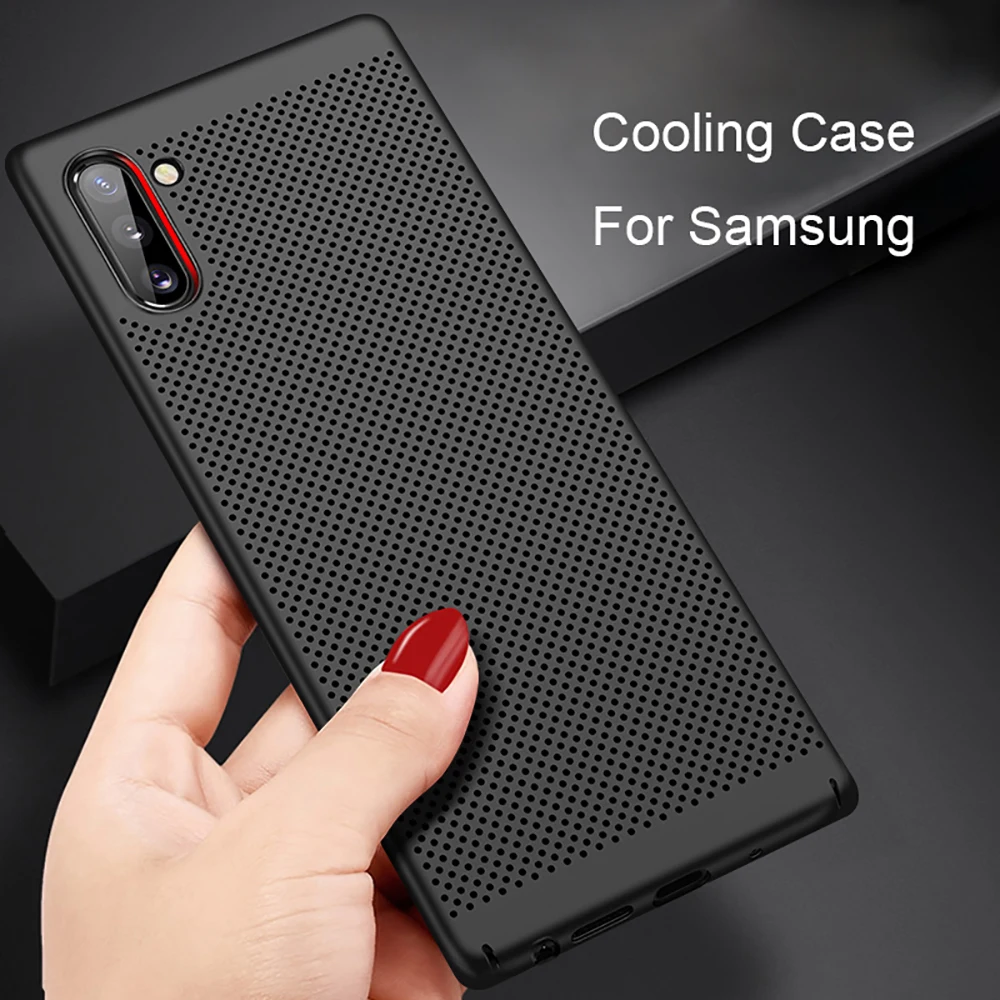 Ультратонкий чехол Eqvvol из поликарбоната для Galaxy Samsung S10 S9 S8 Plus Note 8 9 10 Pro A50 A70 M20