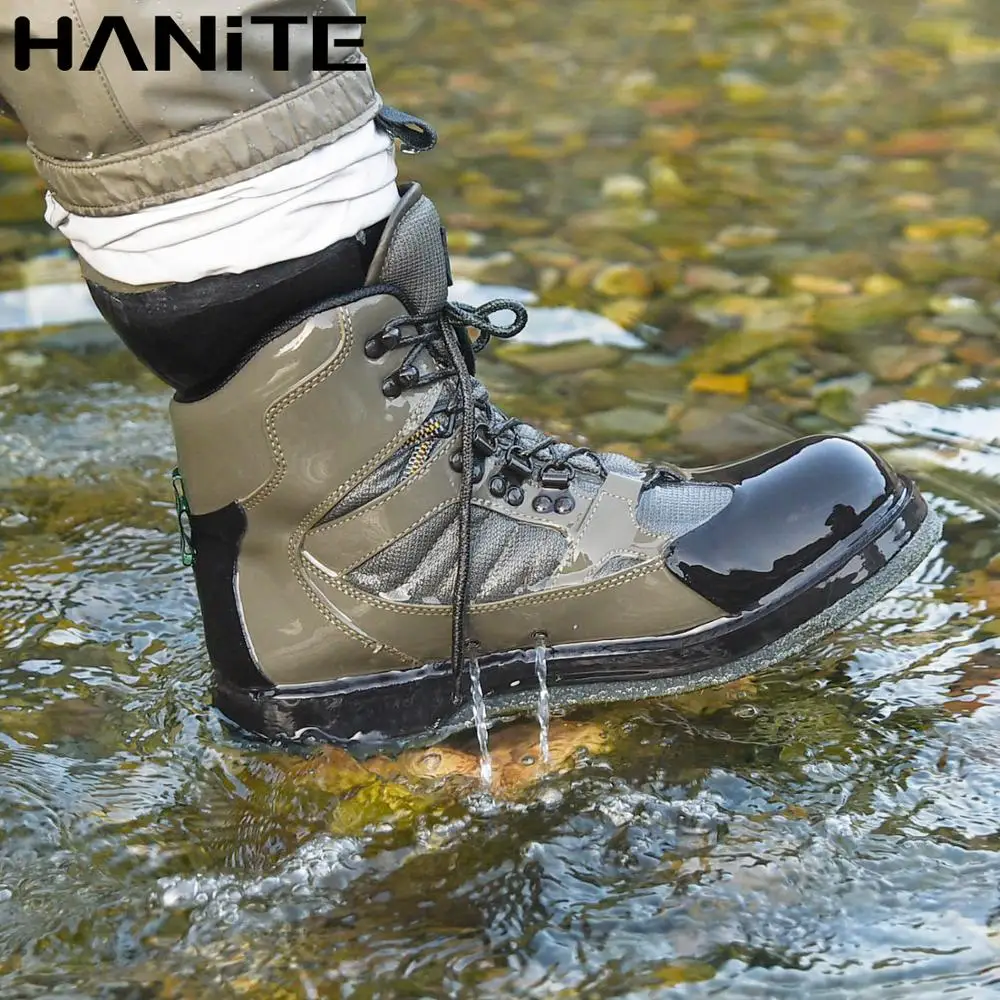 NeyGu Men Breathable Fishing Boots Wading Shoes for Waders Hunting
