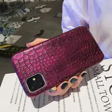Для iPhone 11 Pro Max Xr модный крутой чехол-накладка из крокодиловой змеиной кожи для iPhone Xs Max X 6 6s 7 8 Plus Гибридный резиновый чехол