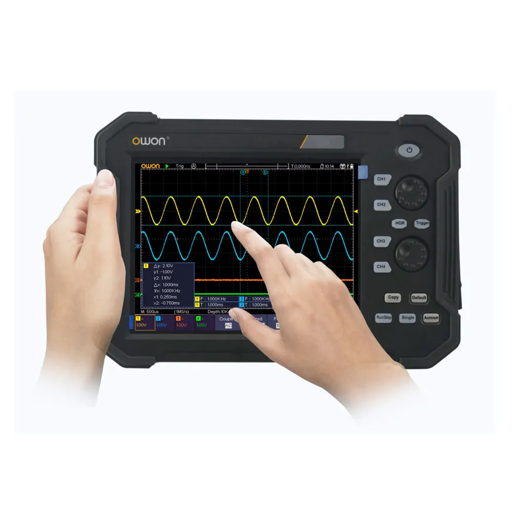 ピンク・ブルー 2CH DMM付 タブレット デジタルオシロスコープ 高感度 ...