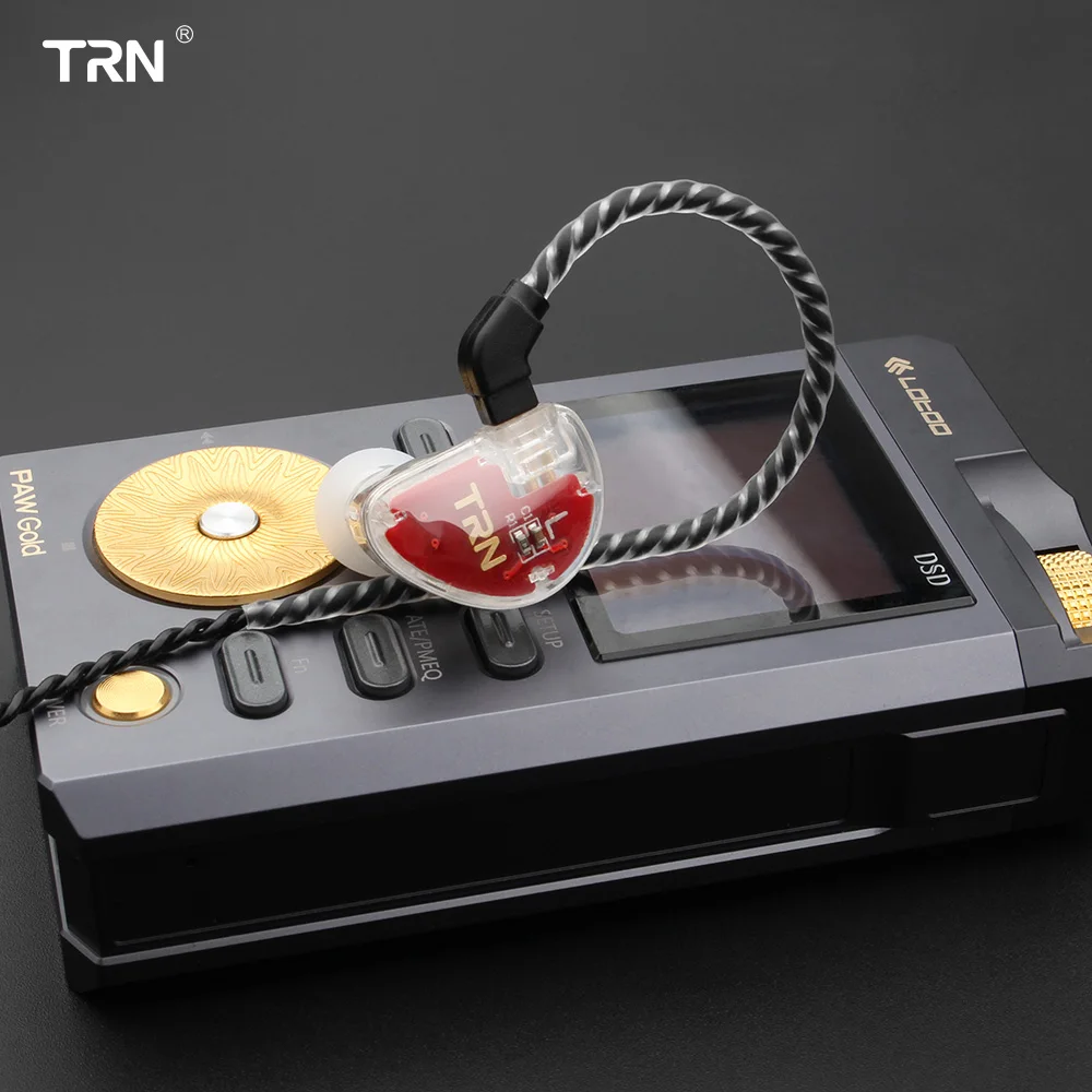 TRN V30 2BA + 1DD тройные гибридные водительские басы в наушниках HIFI Monito спортивные