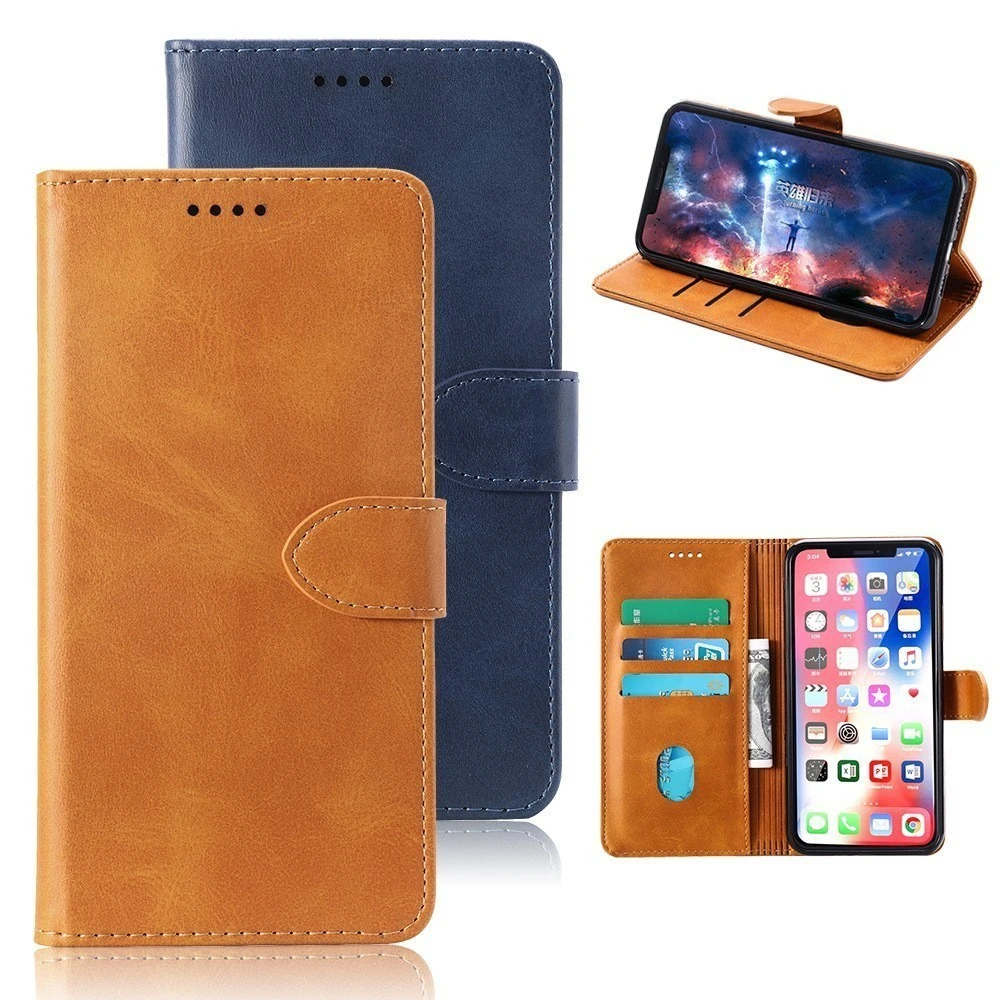 

Wallet Case For Case Iphone 7 XS MAX Case Soft Leather + TPU Business Back Cover For Iphone XR 6 6s 7 8 Plus Iphone X XS Coque