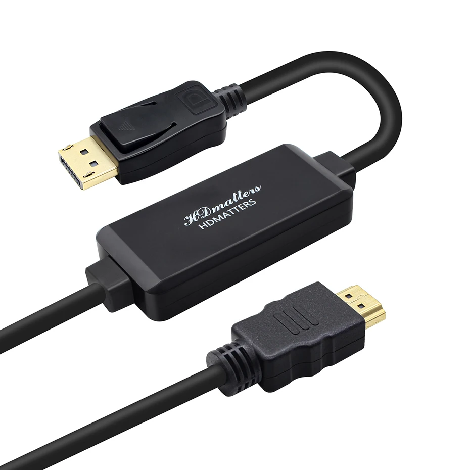 Active 4K HDMI к Displayport 1 2 конвертер адаптер кабель 8 м в DP out для PS5 PS4 ПК Apple ТВ DVD
