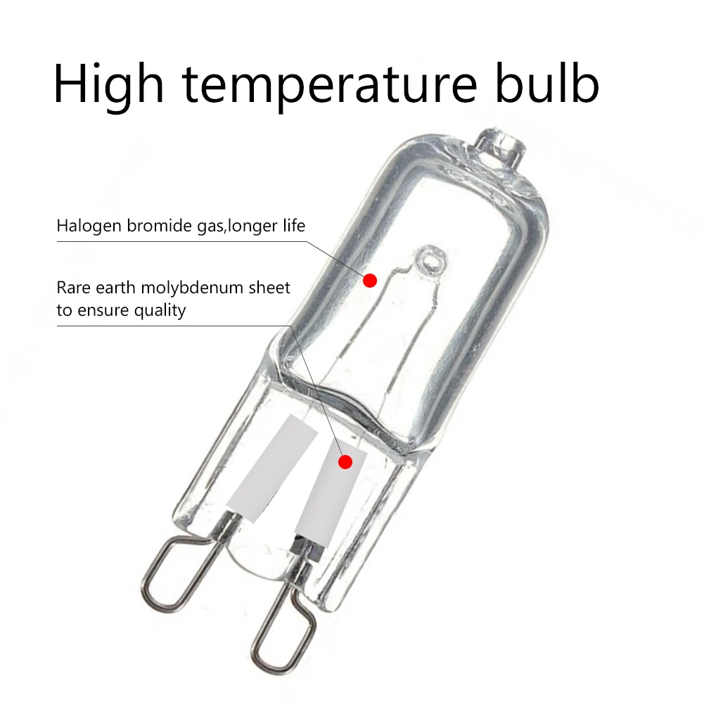 20W G9 10x Halogen Bulb Lamp 220V 2900K indoor lighting Super Bright Warm White Halogen Light For Wall Lamps Clear Glass Each