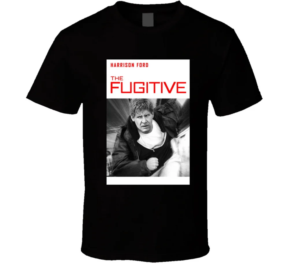New The Fugitive Retro Tv Men'S T-Shirt Size S-2Xl Cool Tee Shirt |